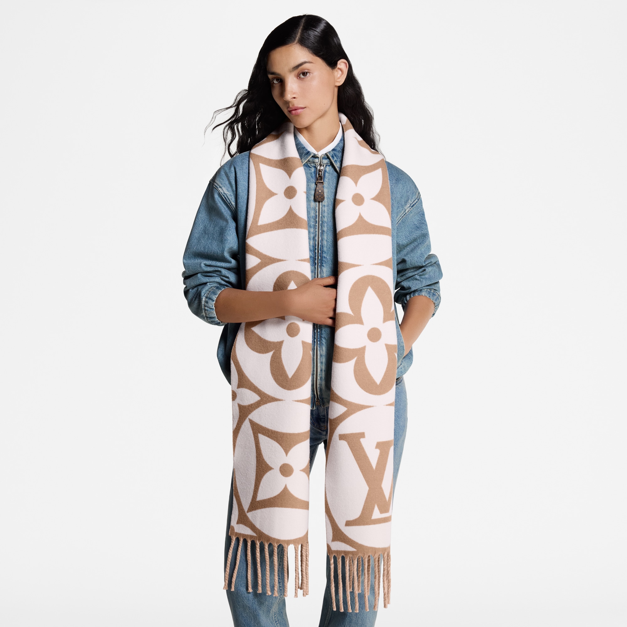 LV Medallion Scarf S00 - Accessories | LOUIS VUITTON